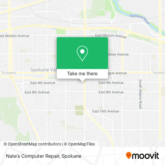 Mapa de Nate's Computer Repair