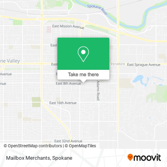 Mailbox Merchants map