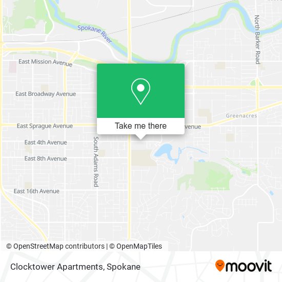 Mapa de Clocktower Apartments