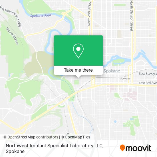 Mapa de Northwest Implant Specialist Laboratory LLC