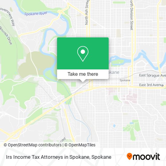 Mapa de Irs Income Tax Attorneys in Spokane