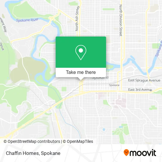Chaffin Homes map
