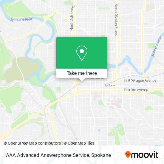 AAA Advanced Answerphone Service map