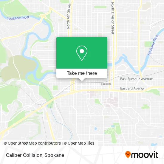 Caliber Collision map