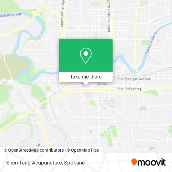 Shen Tang Acupuncture map