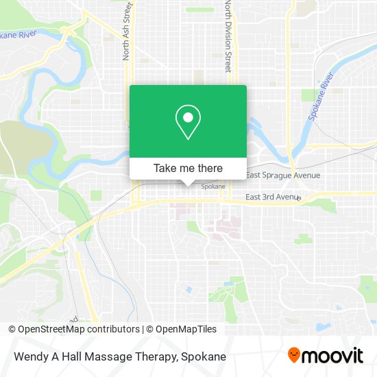 Wendy A Hall Massage Therapy map