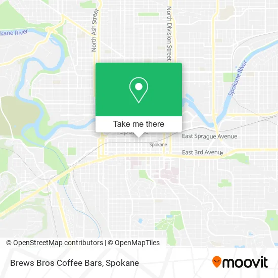 Brews Bros Coffee Bars map