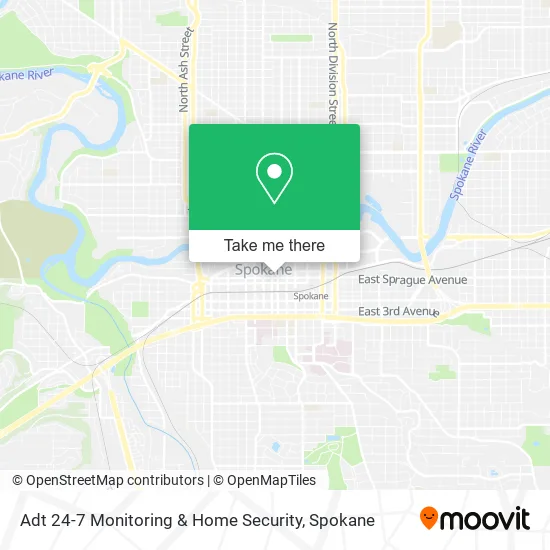 Adt 24-7 Monitoring & Home Security map