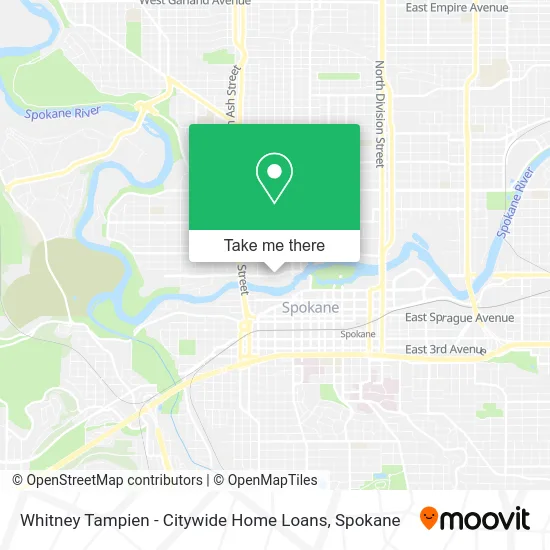 Whitney Tampien - Citywide Home Loans map