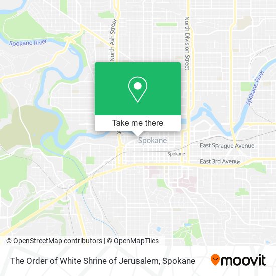 Mapa de The Order of White Shrine of Jerusalem