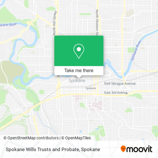 Mapa de Spokane Wills Trusts and Probate