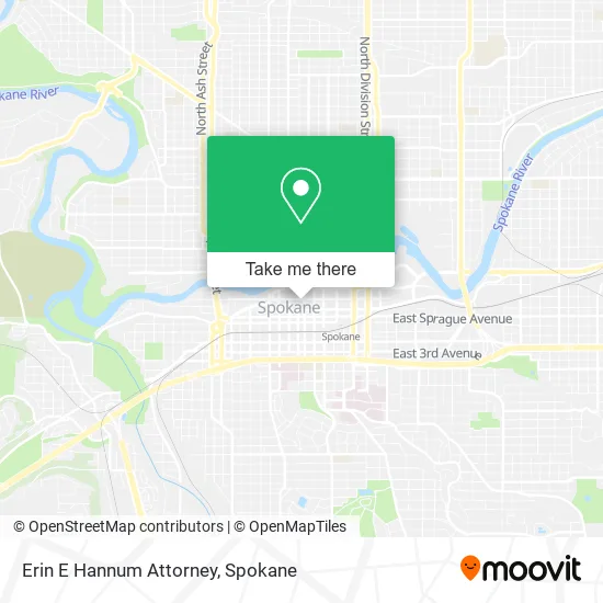 Erin E Hannum Attorney map