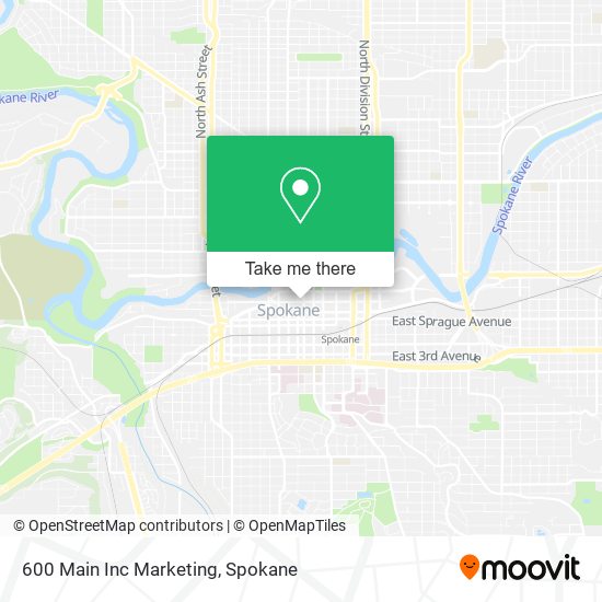 600 Main Inc Marketing map