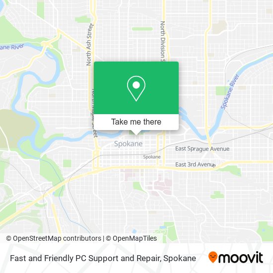 Fast and Friendly PC Support and Repair map