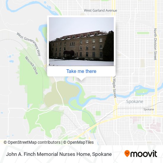 John A. Finch Memorial Nurses Home map