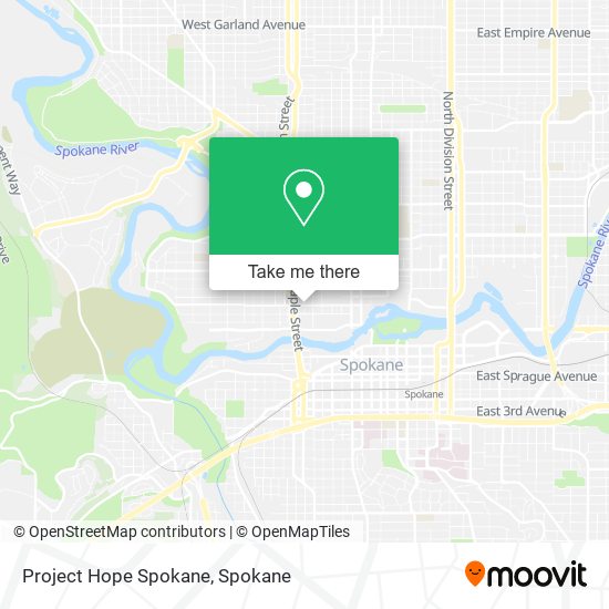 Project Hope Spokane map