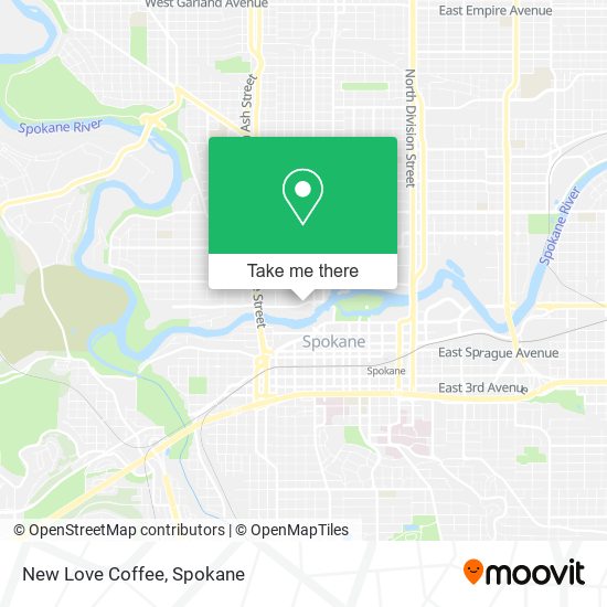 New Love Coffee map