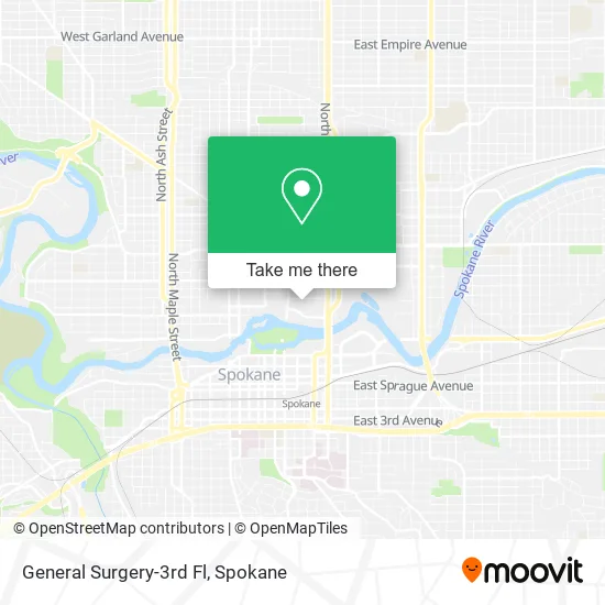 General Surgery-3rd Fl map