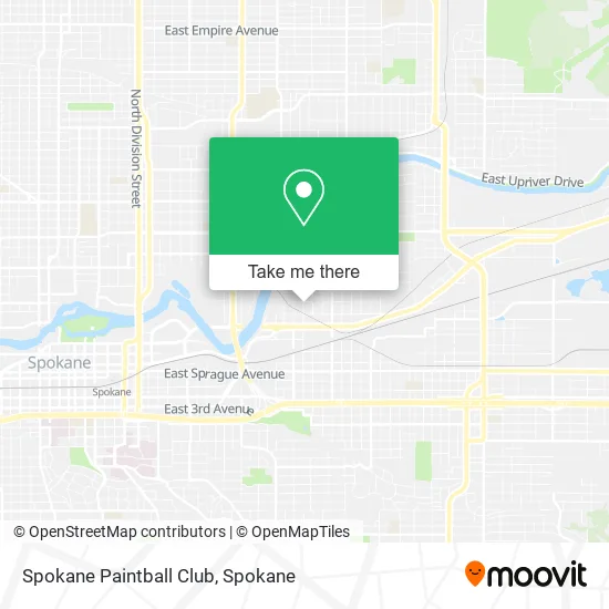 Spokane Paintball Club map