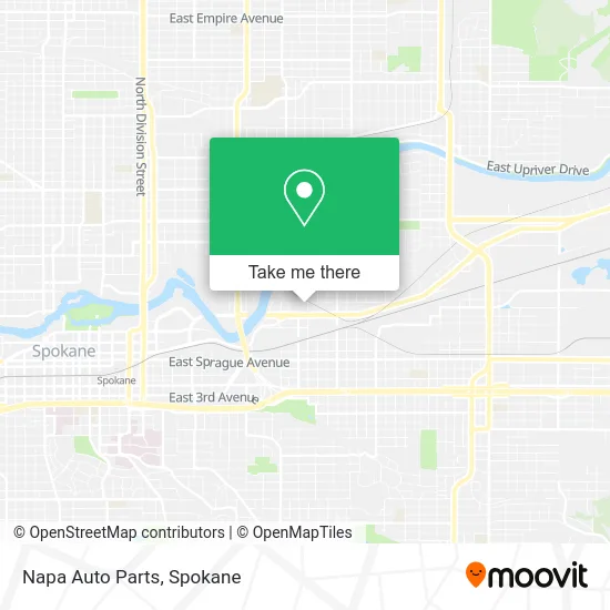Napa Auto Parts map