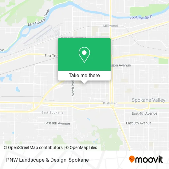 PNW Landscape & Design map
