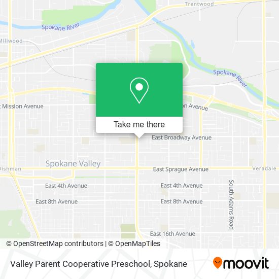 Valley Parent Cooperative Preschool map