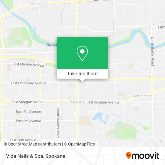 Vida Nails & Spa map