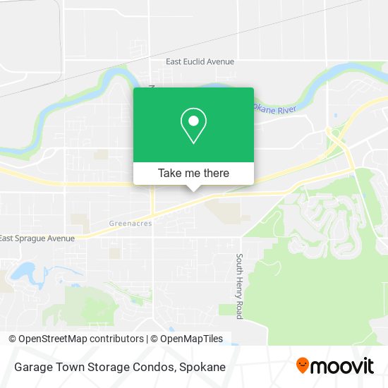 Garage Town Storage Condos map