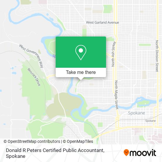 Donald R Peters Certified Public Accountant map