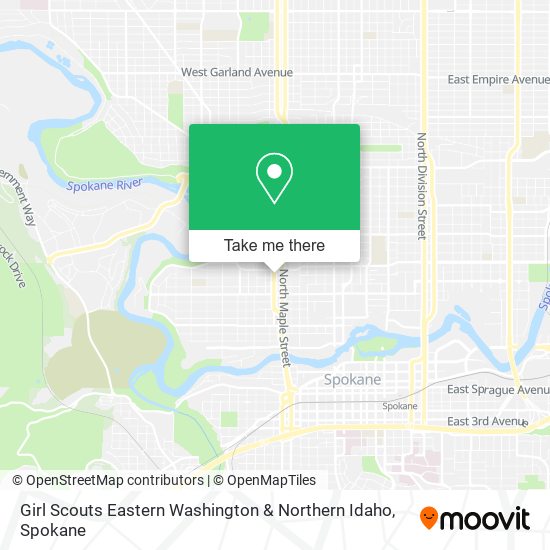 Mapa de Girl Scouts Eastern Washington & Northern Idaho