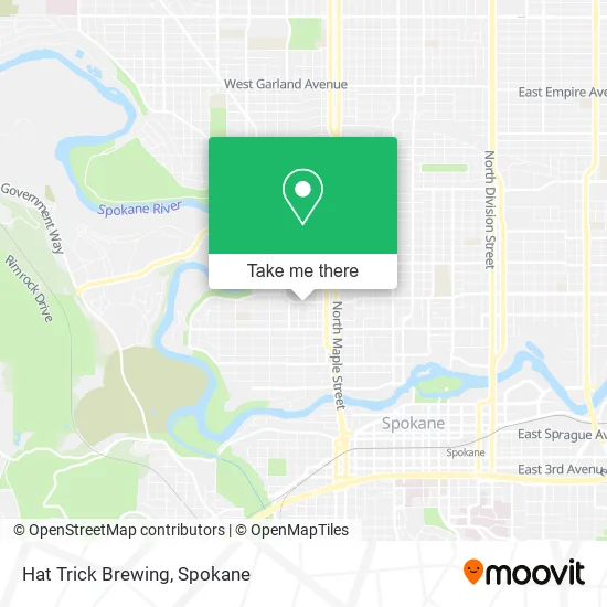 Mapa de Hat Trick Brewing