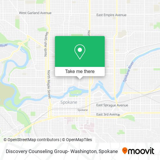 Mapa de Discovery Counseling Group- Washington