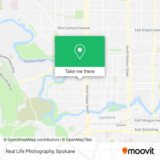 Real Life Photography map