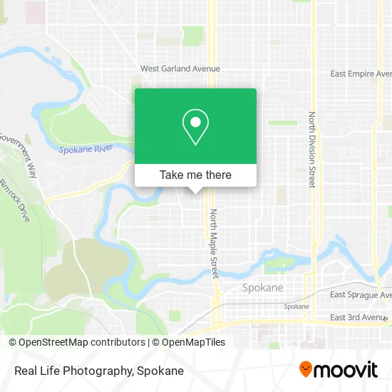 Real Life Photography map