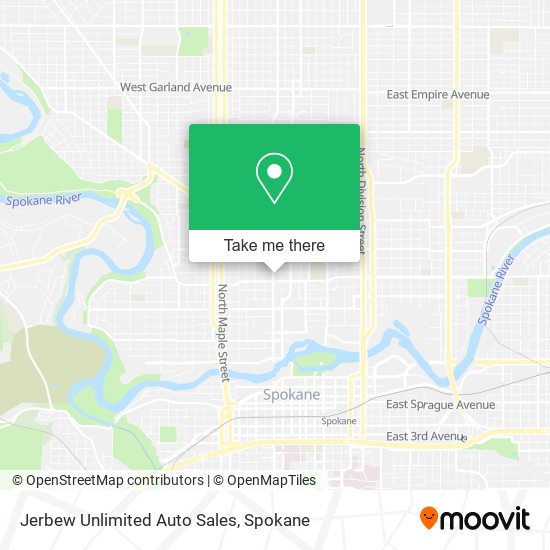 Jerbew Unlimited Auto Sales map