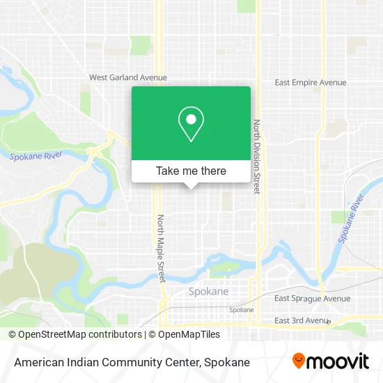 Mapa de American Indian Community Center