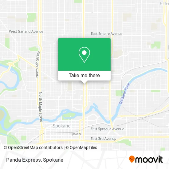 Panda Express map