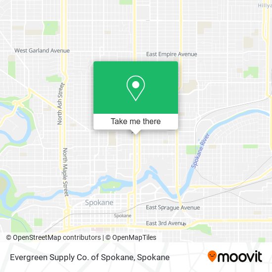 Mapa de Evergreen Supply Co. of Spokane
