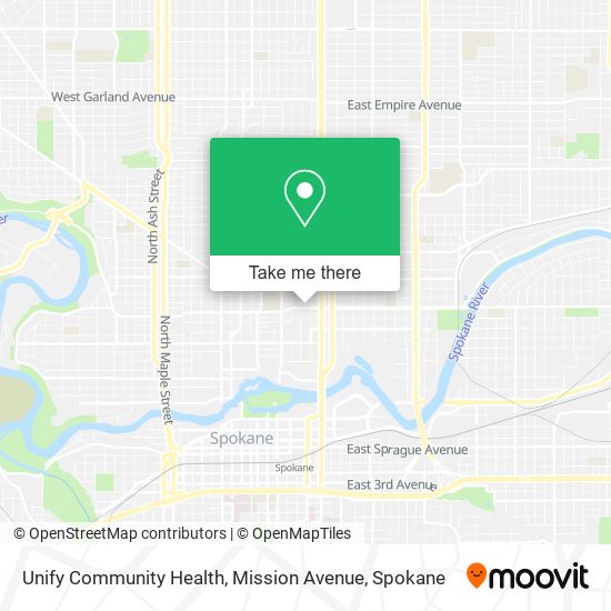 Unify Community Health, Mission Avenue map