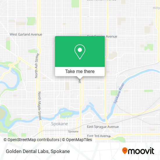 Golden Dental Labs map