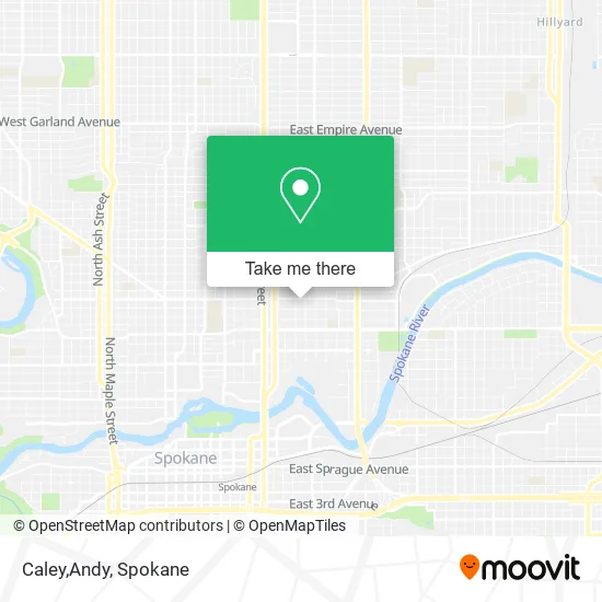 Caley,Andy map