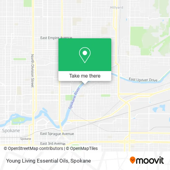 Young Living Essential Oils map