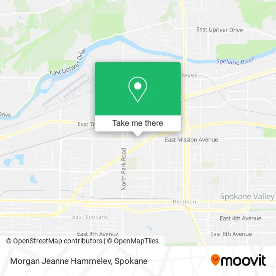 Morgan Jeanne Hammelev map