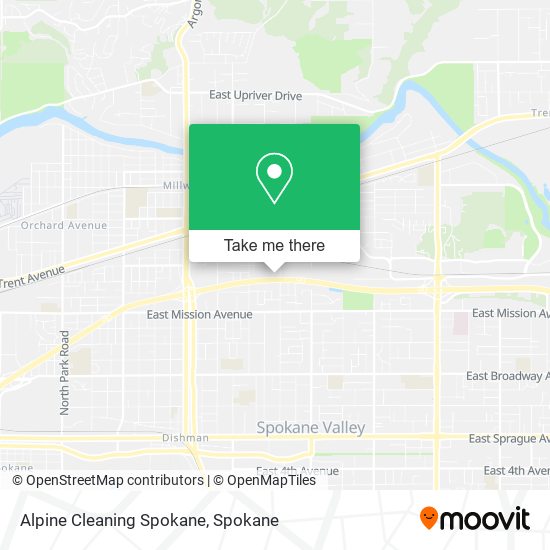 Mapa de Alpine Cleaning Spokane