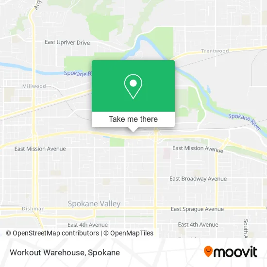 Workout Warehouse map