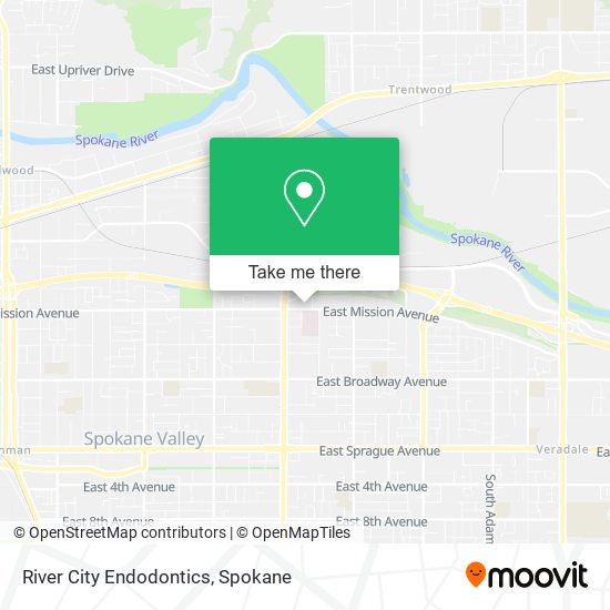 River City Endodontics map