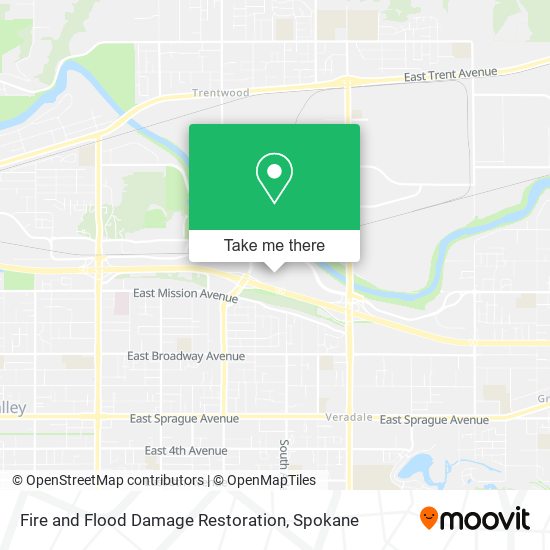 Fire and Flood Damage Restoration map