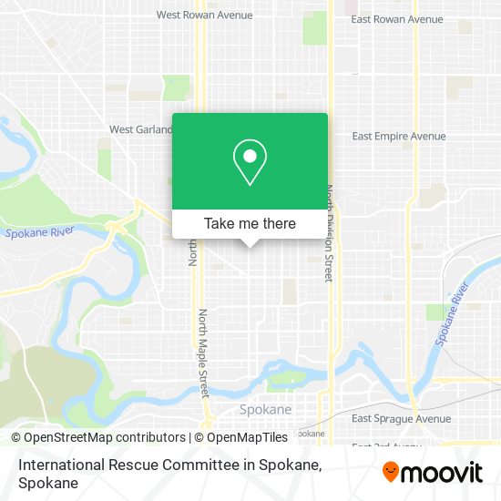 Mapa de International Rescue Committee in Spokane