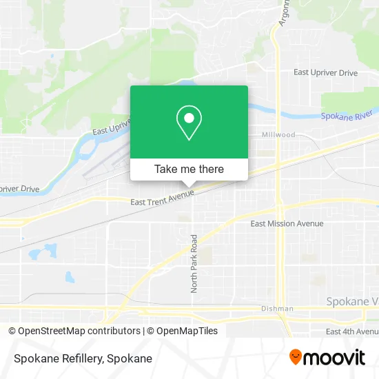 Spokane Refillery map