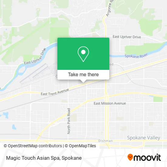 Magic Touch Asian Spa map